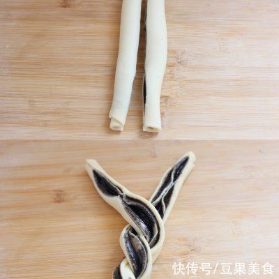 黑芝麻酱|一次发酵??香浓黑芝麻扭扭面包｜好吃又简单