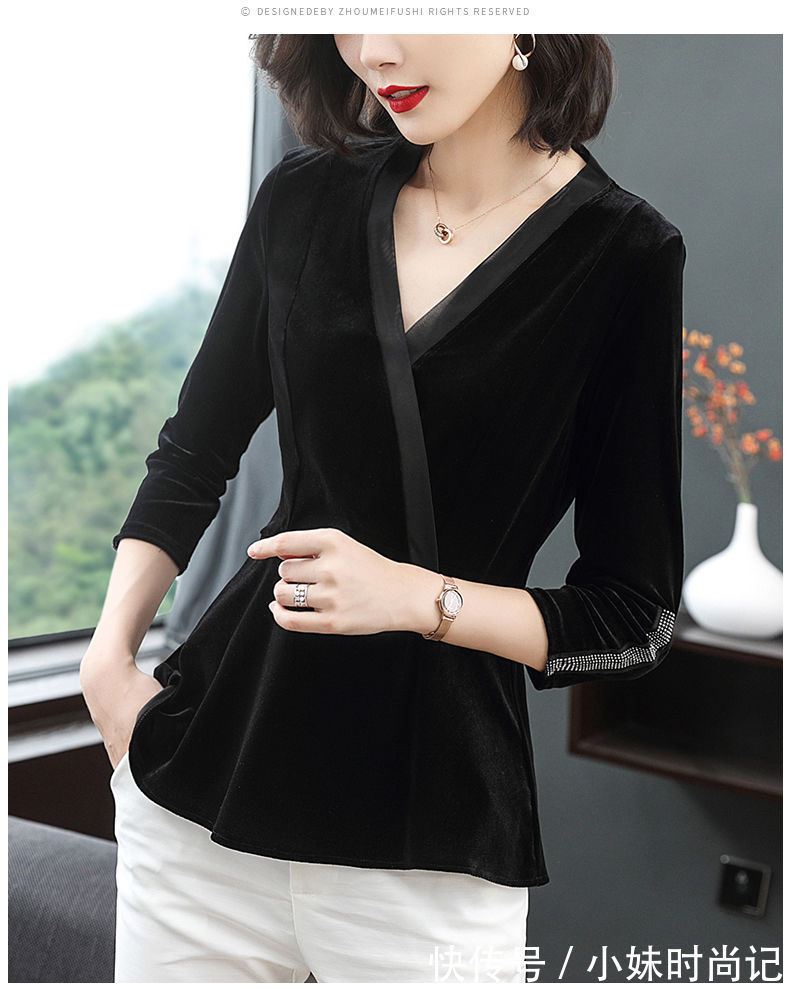 黑上衣|真正见过世面的女人,秋天会选这3种衣服,显瘦又白嫩,高贵大方