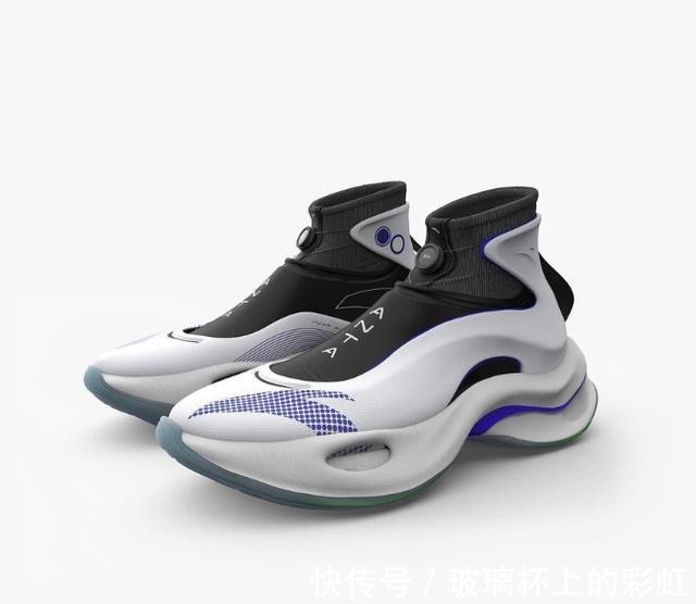 安踏 安踏签约拉文疑似签名鞋曝光,前后分掌鞋面袜套,扣篮王起飞!