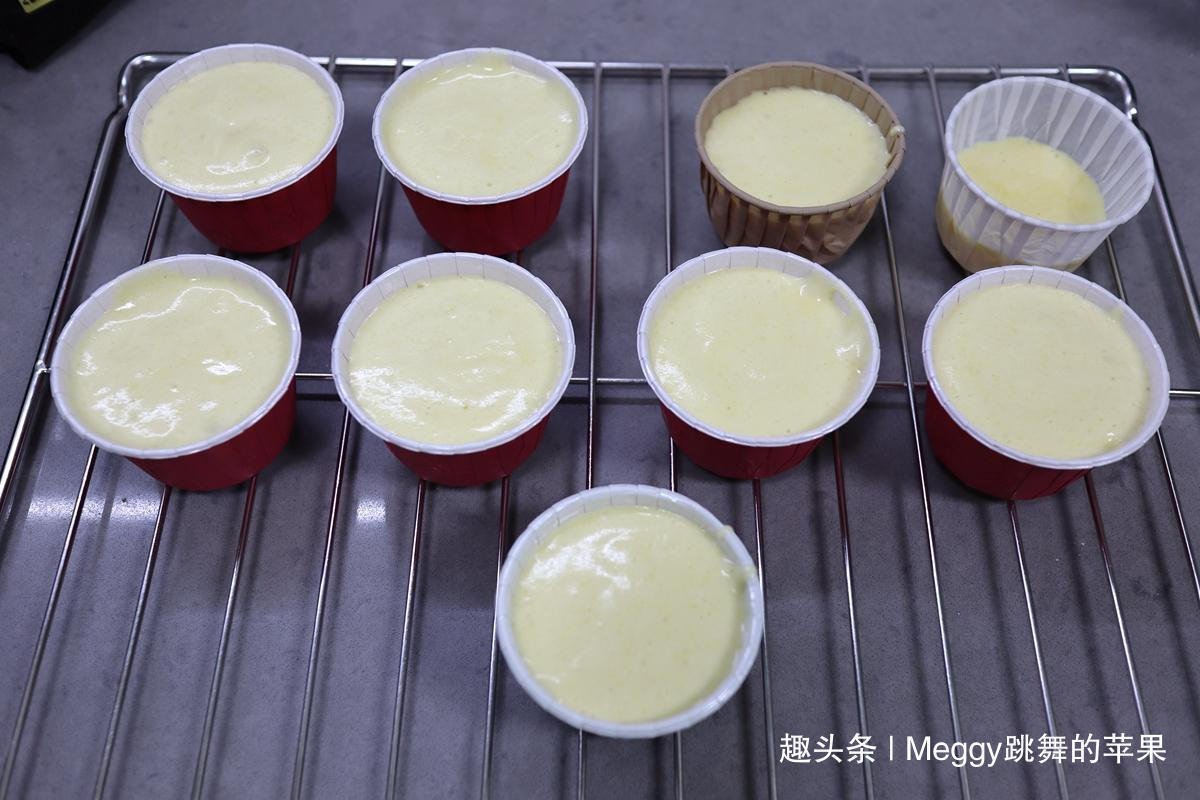 3个鸡蛋做出9个蛋糕，松软细腻微甜，孩子的早餐和零食全有了