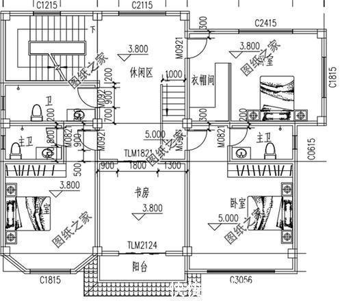 平面图|农村三层自建房平面图,经济实用,谁看了都想建