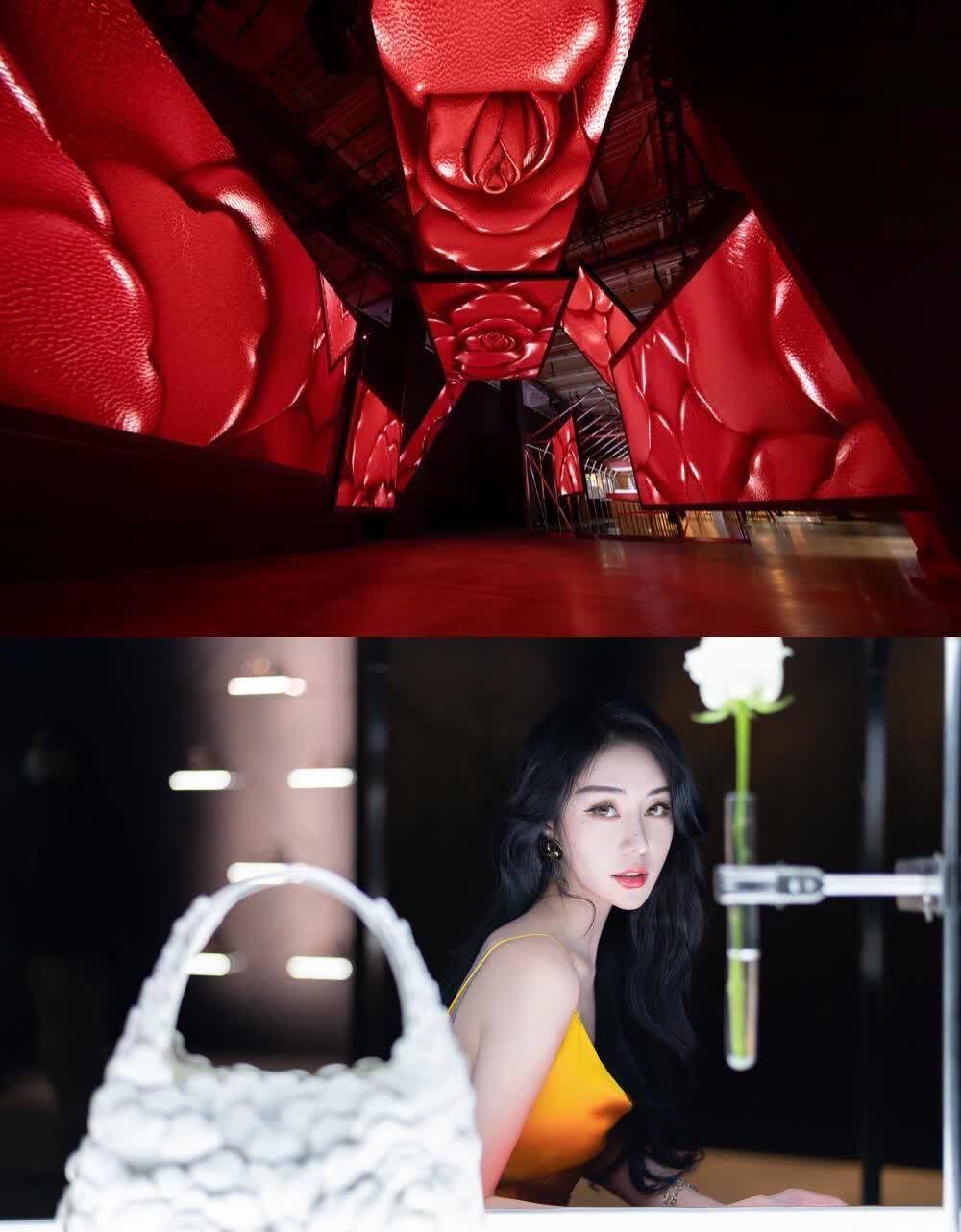 小姐姐|高定礼服穿在身, 小姐姐优雅迷人的气质一下子凸显出来了