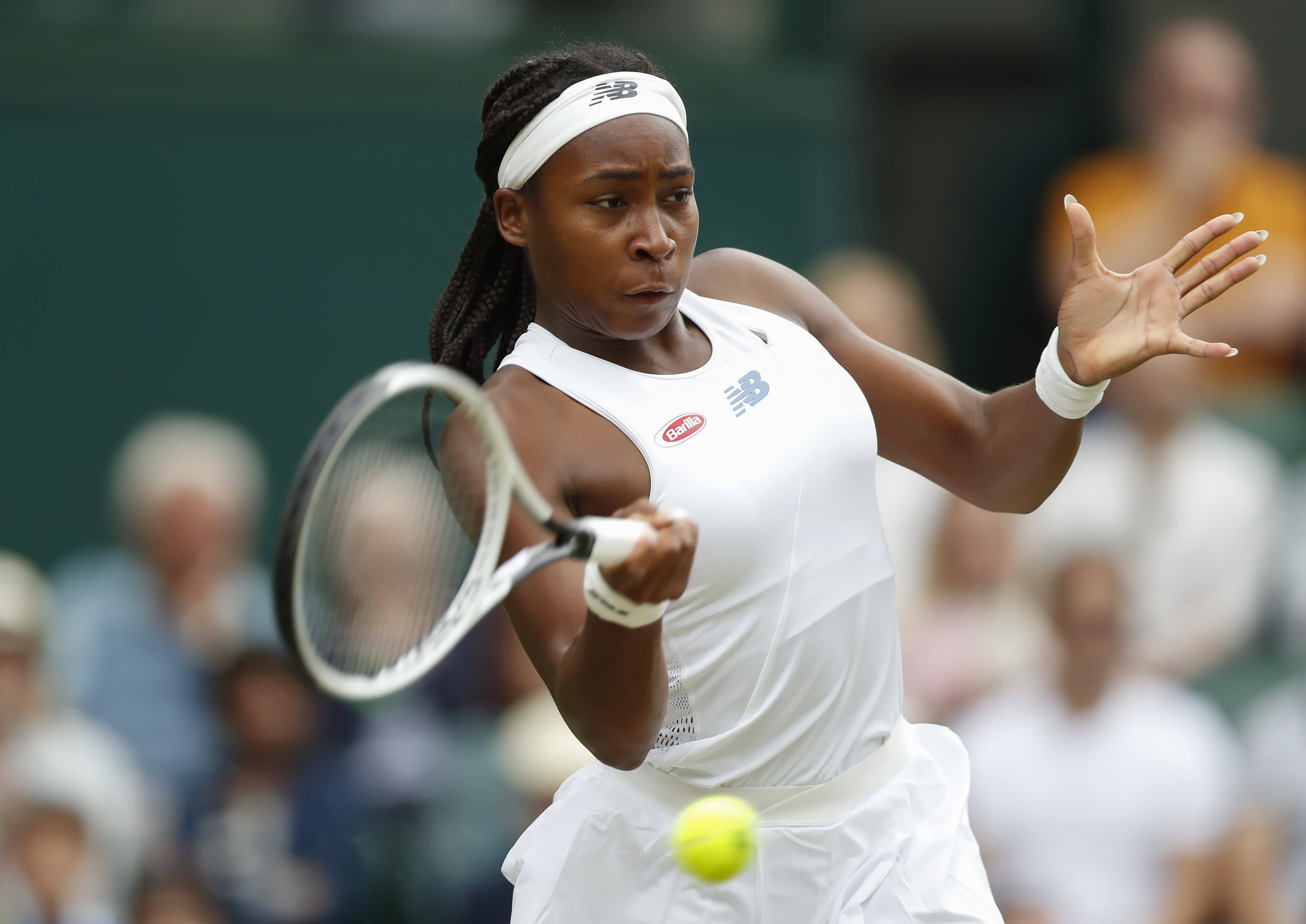 慶祝|(體育)網球——溫網:高芙晉級