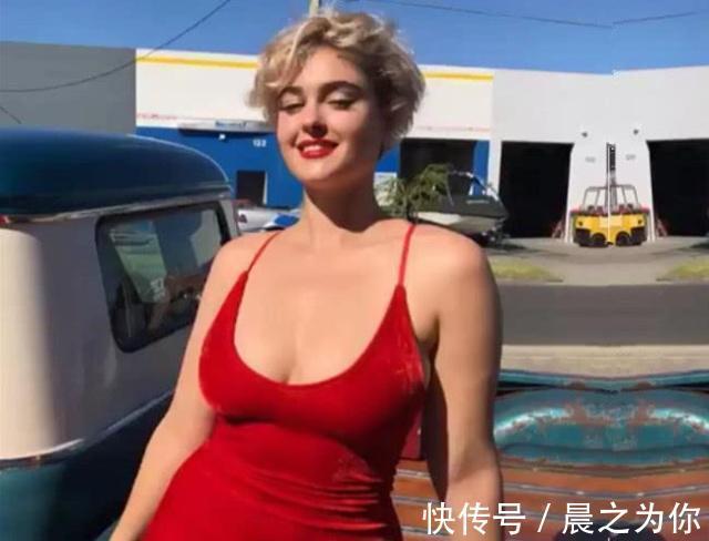 stef健身达人体重180斤,肥而不腻,神似梦露吸睛无数