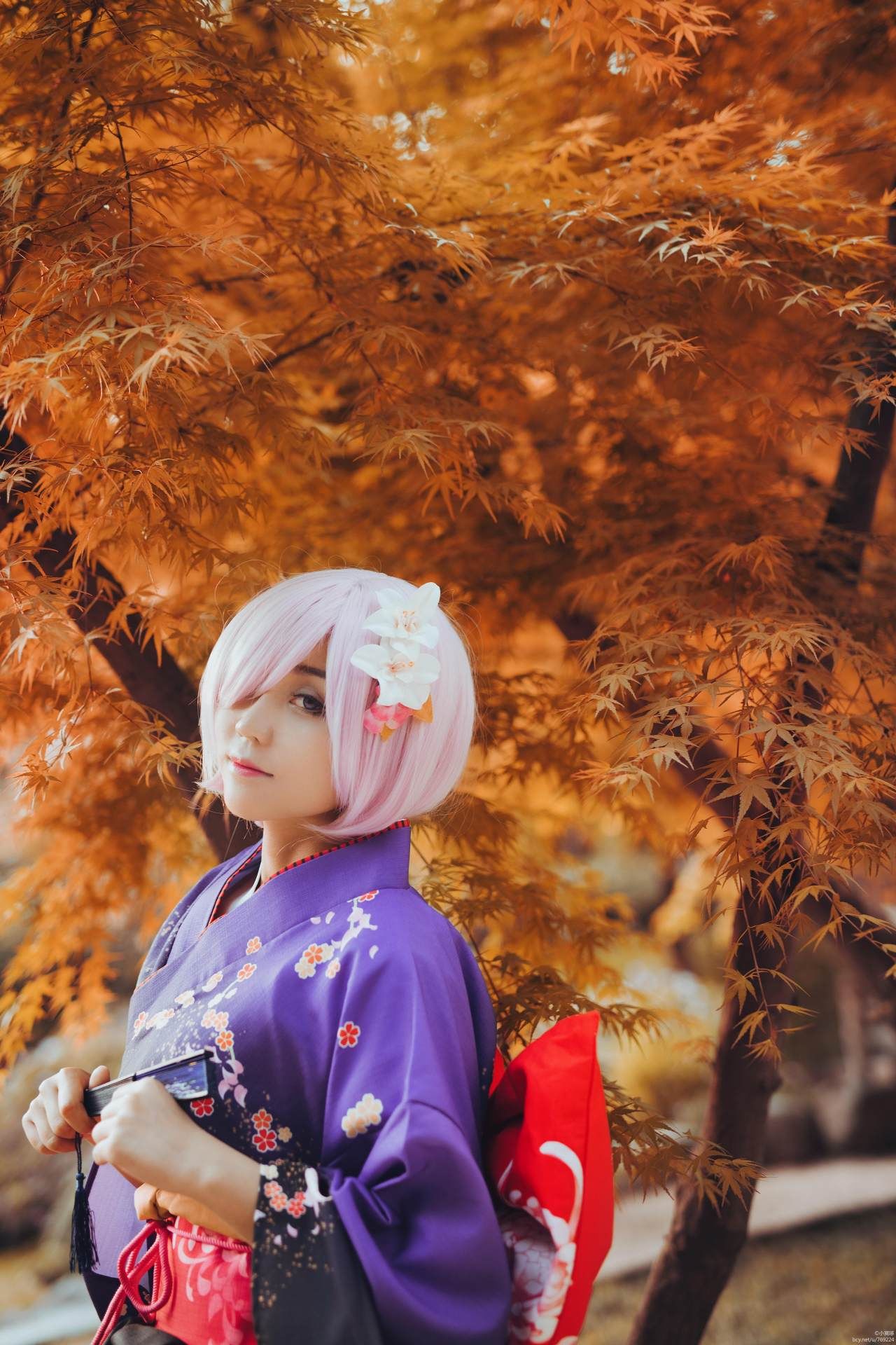 fate./grand order玛修和服cosplay