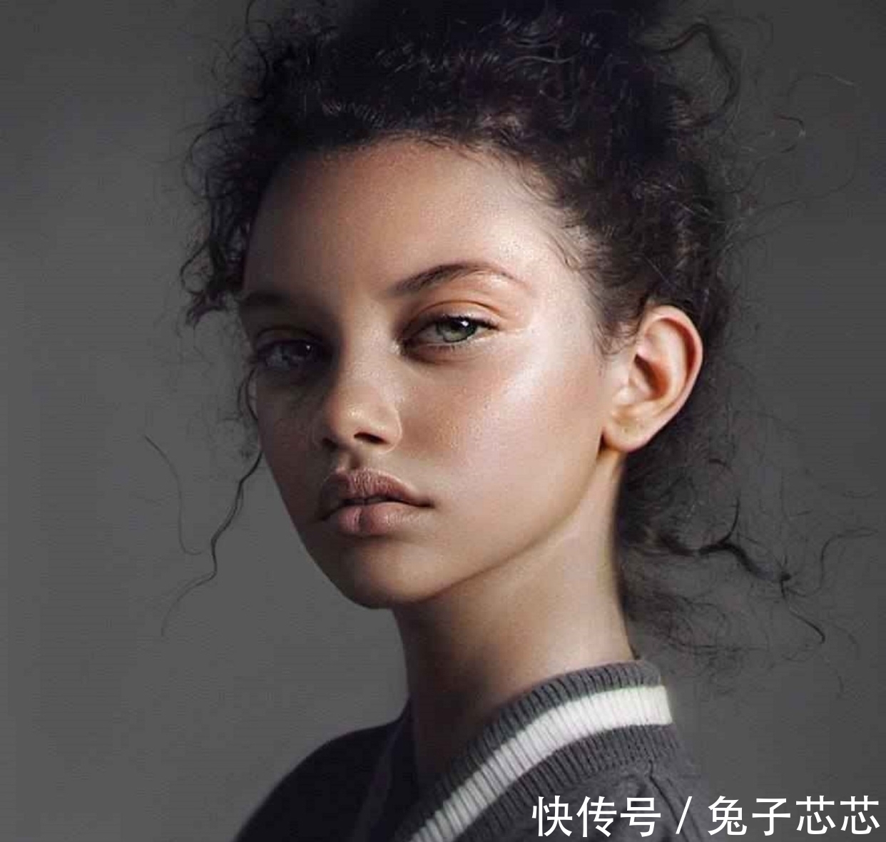 艺术家$竟有如此养眼的美女肖像画——伊拉克利令人难以置信的数字绘画