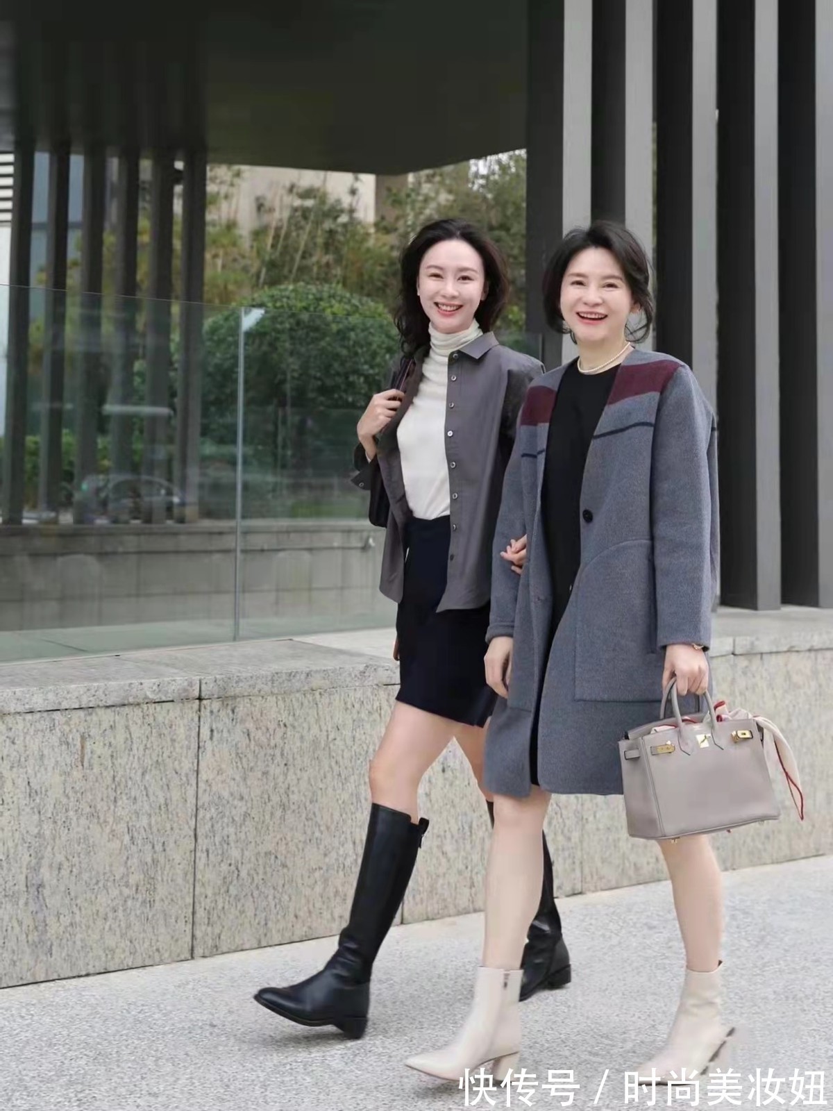 露腿|50岁女人可以露腿吗?看看素人博主的穿搭,不仅高级还减龄