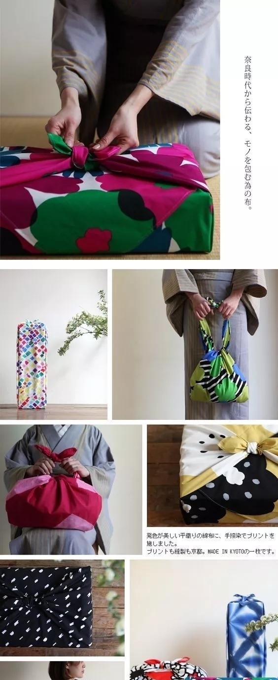 折法|一块布打两个结,变身大容量高颜值收纳包,几十种折法好强大