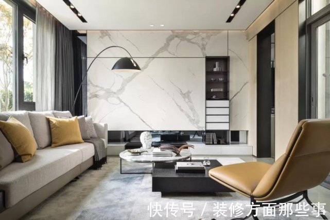 简约风|120平简约风四居室,移步异景间,经过淬炼的现代美学悄然而出