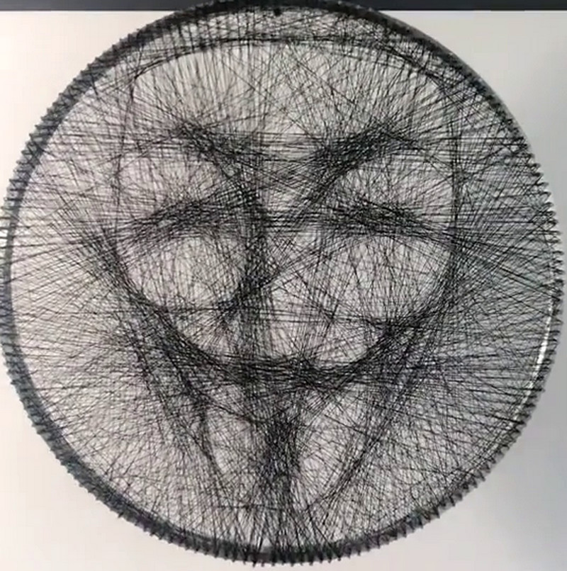 幅画作$美术生画纸上打满直线,还以为在“瞎画”,成画让网友惊艳