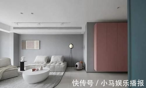 莫兰迪|120㎡极简风三居室，柔和的莫兰迪配色，干净又舒服