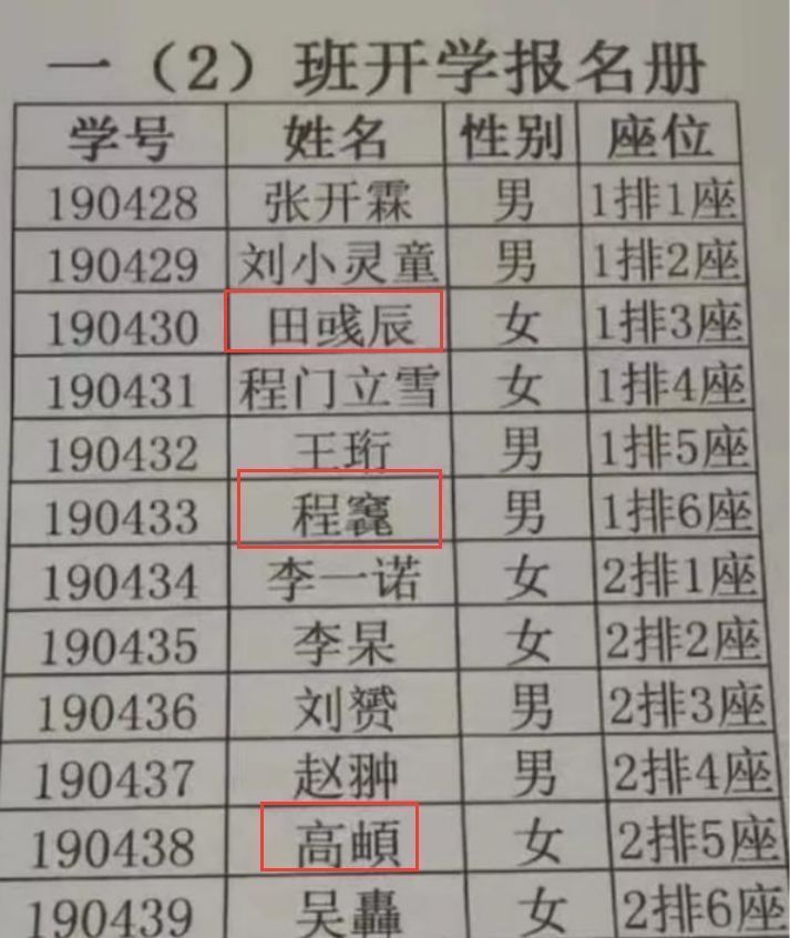 幼儿园|幼儿园“点名册”走红,弥漫着偶像剧男女主气息,网友:烂大街