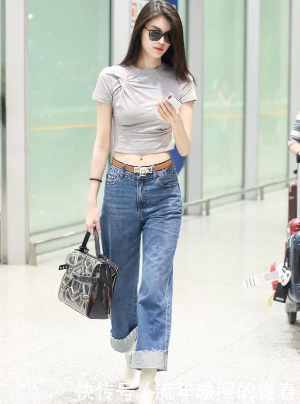 今年大火的“短款t”，很适合小个子女生，配这几条裤子显高好看