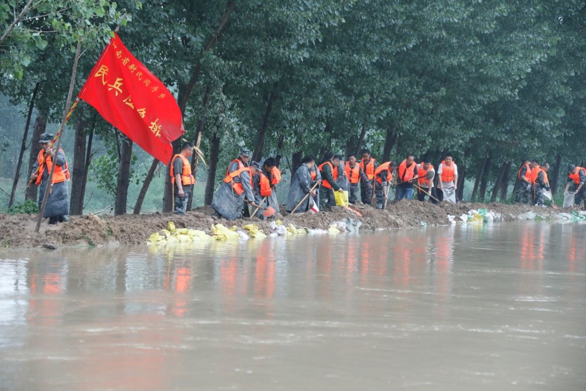 抗洪|河南尉氏：众志成城打硬仗严防死守护家园