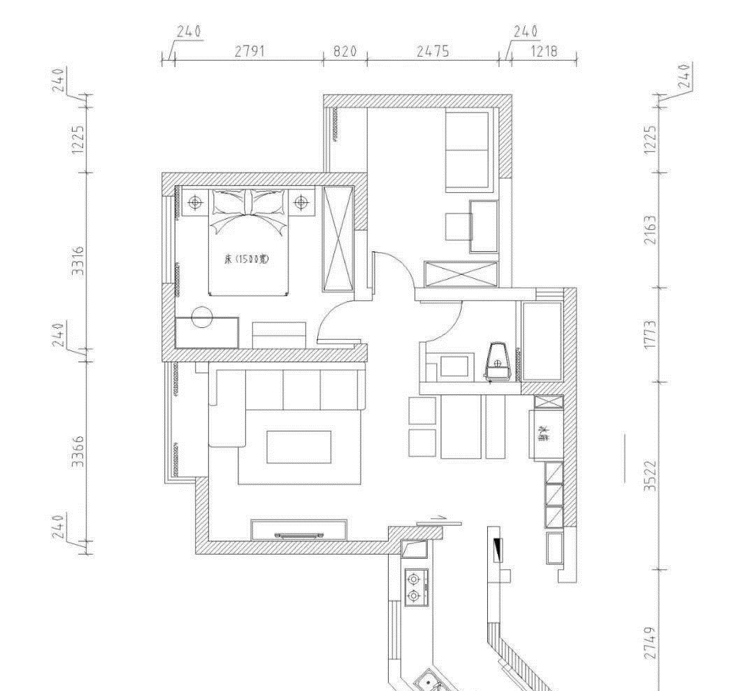 墙面|小户型难设计?看她如何将60㎡混搭小两居变得宽敞、时尚又温馨