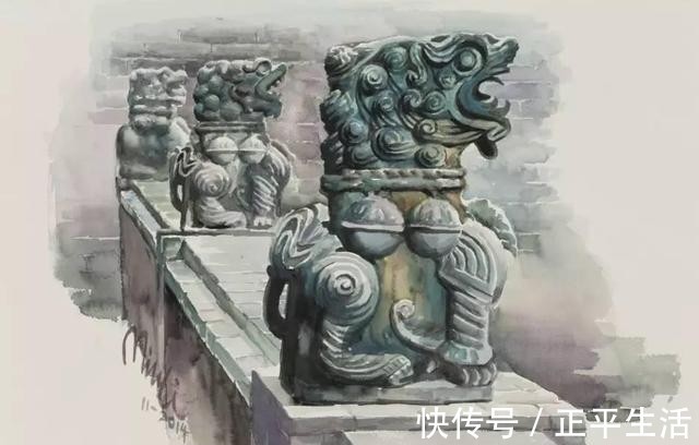 旅美$旅美水彩艺术家李民笔下的中国风景画!他用艺术诠释“家”的味道