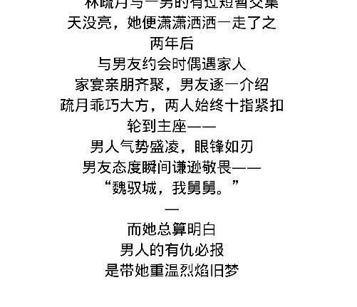 女主|破镜重圆：心机老男人步步追妻清冷大美人