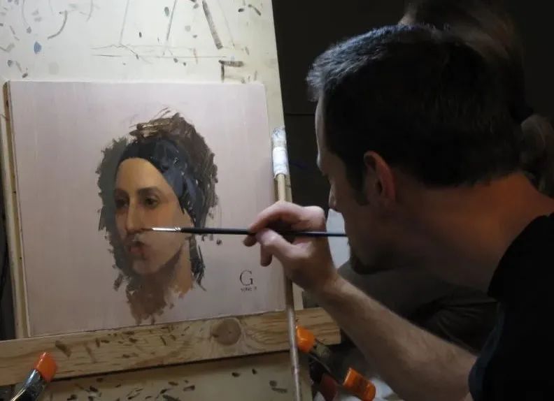 学院派#美国当代学院派画家大卫·格雷的作品,古朴之美,甚美