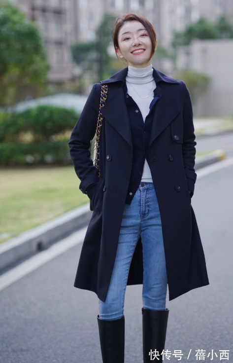 时髦|今年多穿“大衣”,内搭毛衣+牛仔裤,下搭帆布鞋、靴子时髦高级