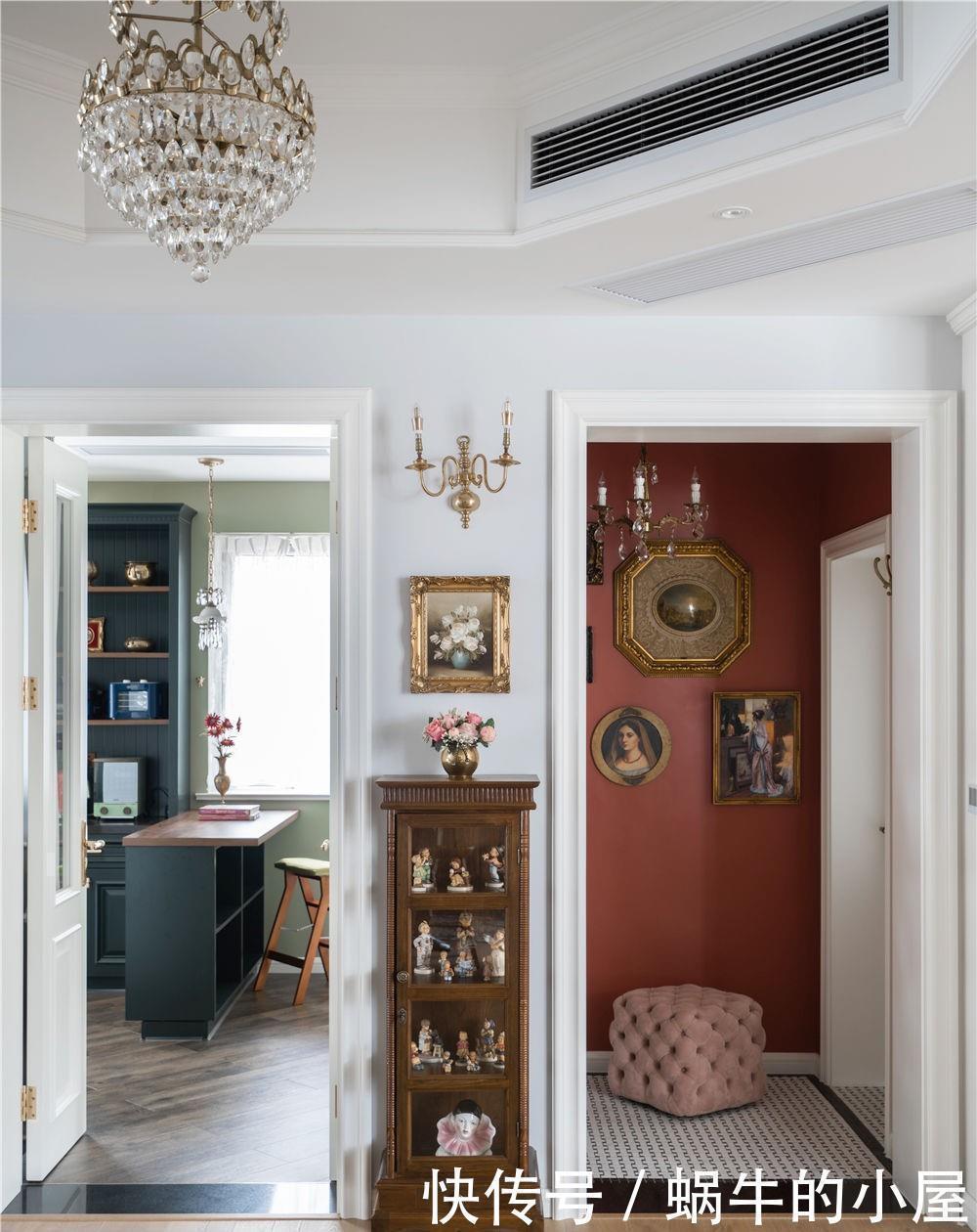 本案|中古风大别墅,9种色彩搭配3条动线,塑造华丽又精致的欧风空间