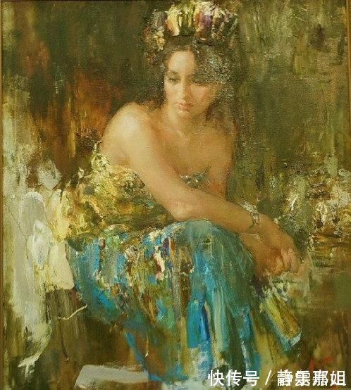 列宁格勒!俄罗斯艺术家尼古拉布洛欣人体油画作品欣赏