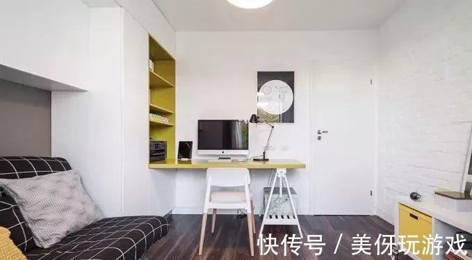 台面|小户型：小卧室一定要装个书桌柜，不占空间还可以当书房用！