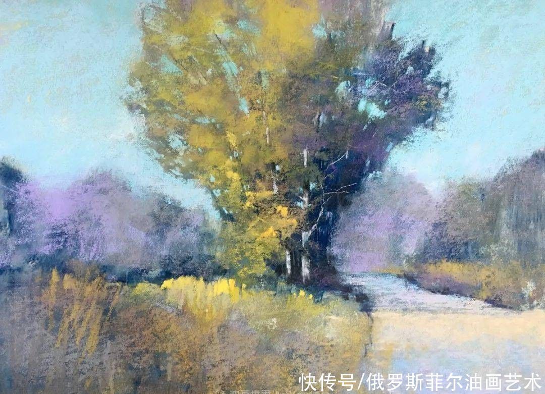 艺术家|美国当代粉彩艺术家贝萨尼·菲尔兹粉彩风景画作品欣赏