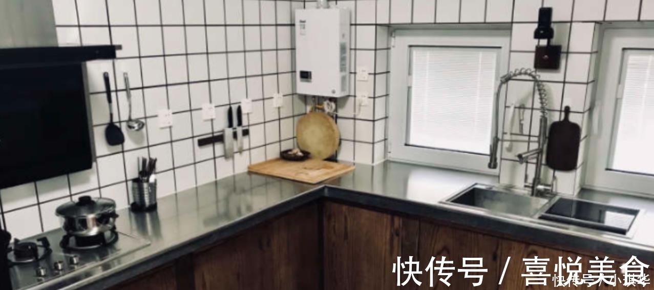 台面|老公硬要装“水泥不锈钢”橱柜，完工变“工业风”！真心耐用！