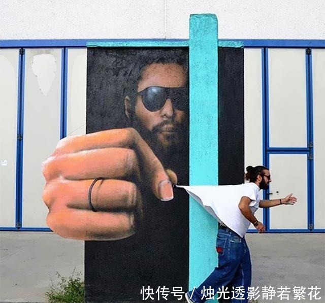 街头艺术|一组3D街头艺术照有多少司机看到要踩刹车,比红绿灯还管用