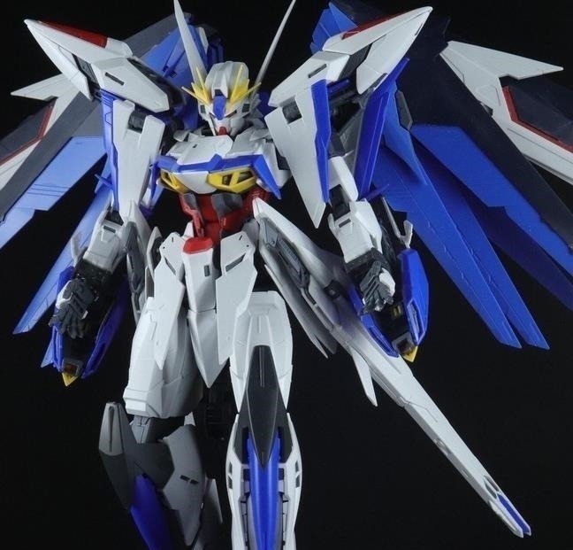 背包|高达seed:MG天蚀高达种系背包混搭效果图 和自由翅膀意外很搭配