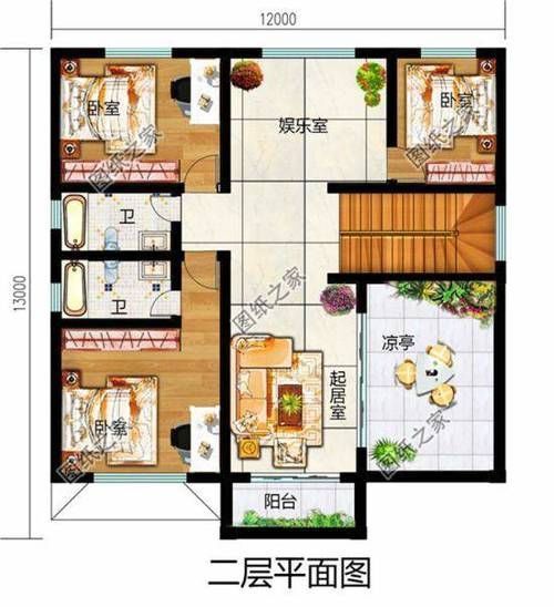车库|140平米二层别墅设计图，外观好看，功能齐全，看上哪款建哪款