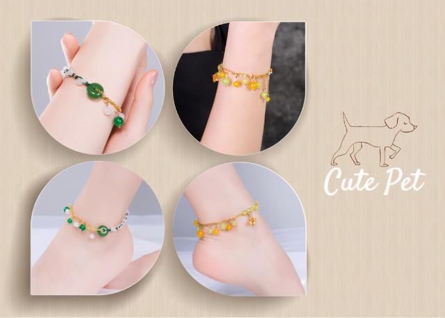 3月新款推荐，4款同款配套手链脚链任您选