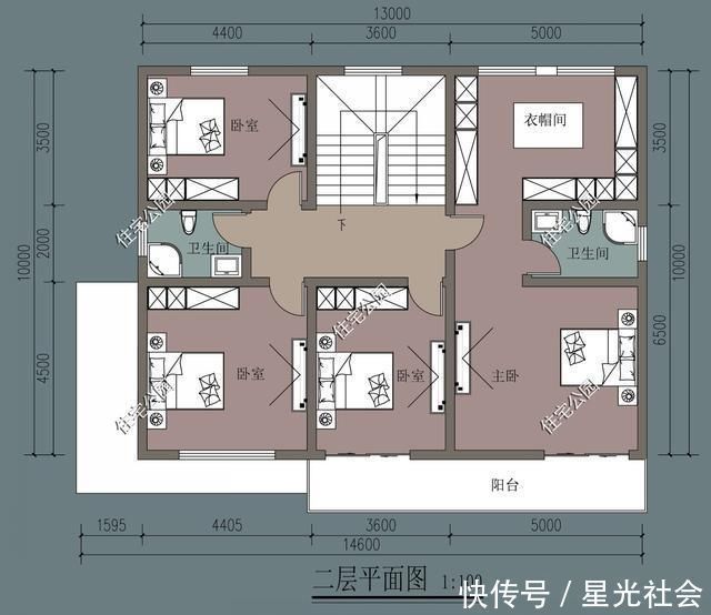 住宅|农村建房,开间14米进深10米、坐北朝南,能建什么样的别墅