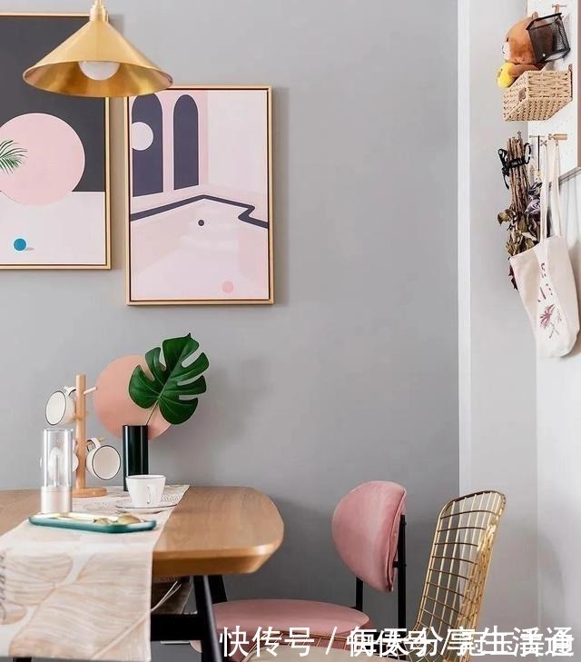 平面图|100平三居室，轻奢风，色彩明亮，简约清爽(附平面图)！