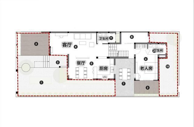 卫生间|2层小洋房，三代人同住，有庭院有露台，是多少人羡慕的生活状态