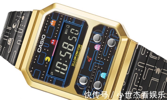 腕表|卡西欧推出《吃豆人》主题电子腕表 40年经典复古风