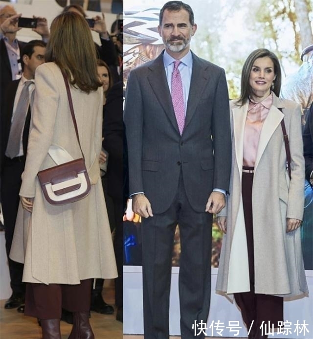 大衣|西班牙王后四穿同件大衣,每次都能穿出不同效果,一衣多穿就学她