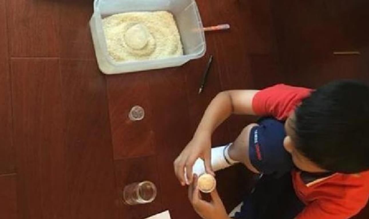 小王|“老师让带1万颗豆”, 宝妈陪娃数到半夜，质问老师反遭“打脸”