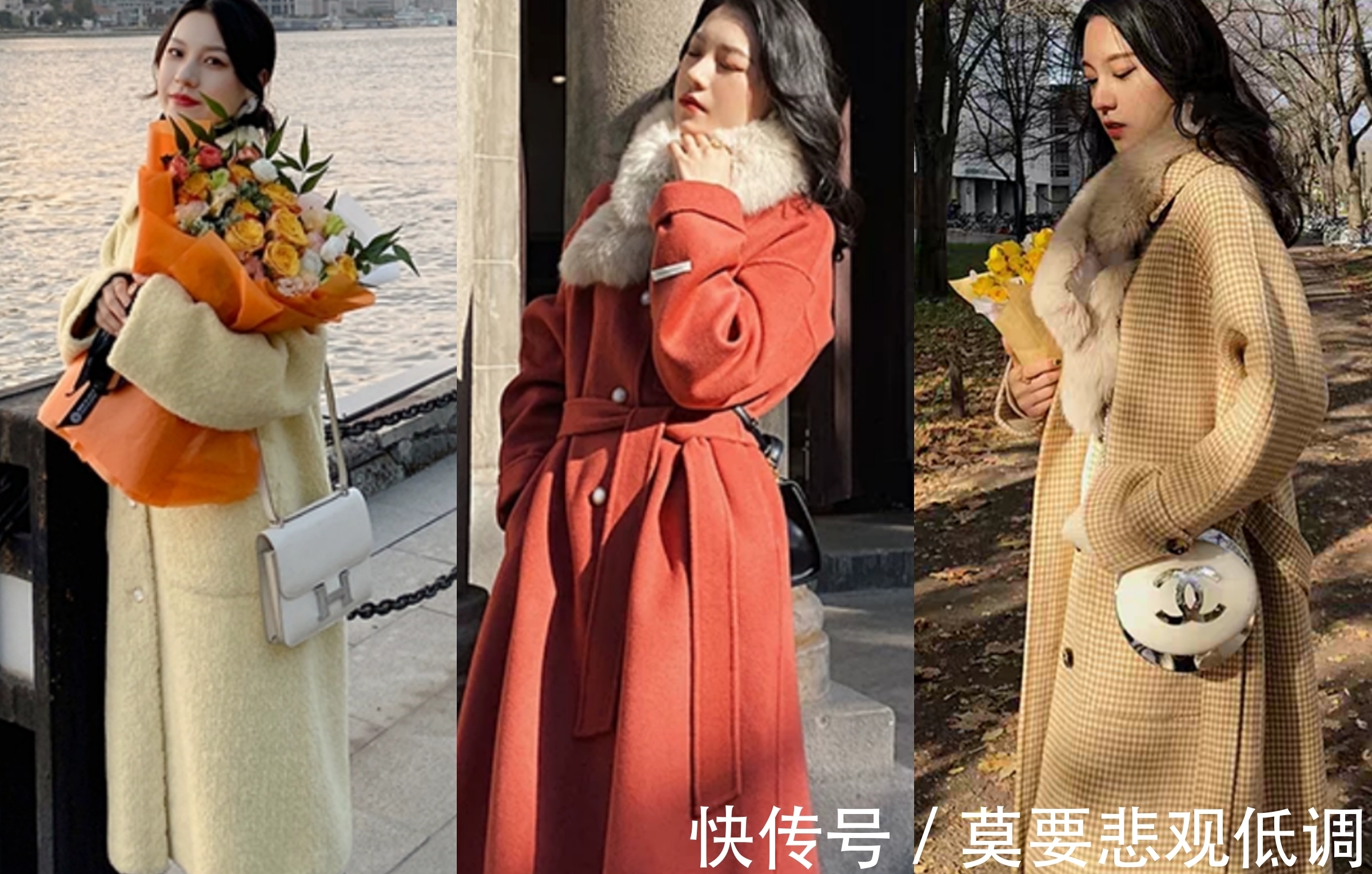 大衣 摆脱路人感，24套秋冬简约时髦穿搭，照着穿秒变优雅女神