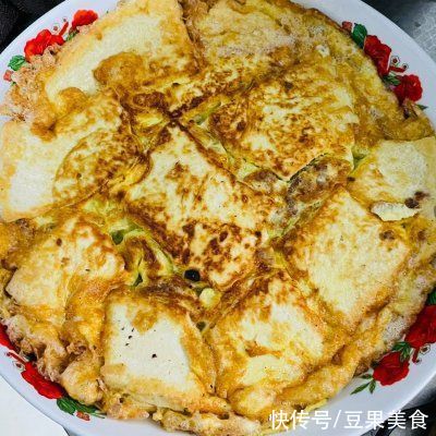 好吃到飞起的「锅塌豆腐」，这样做0失败