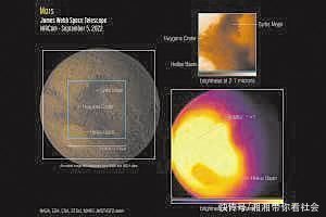 韦布望远镜发布首张火星照片