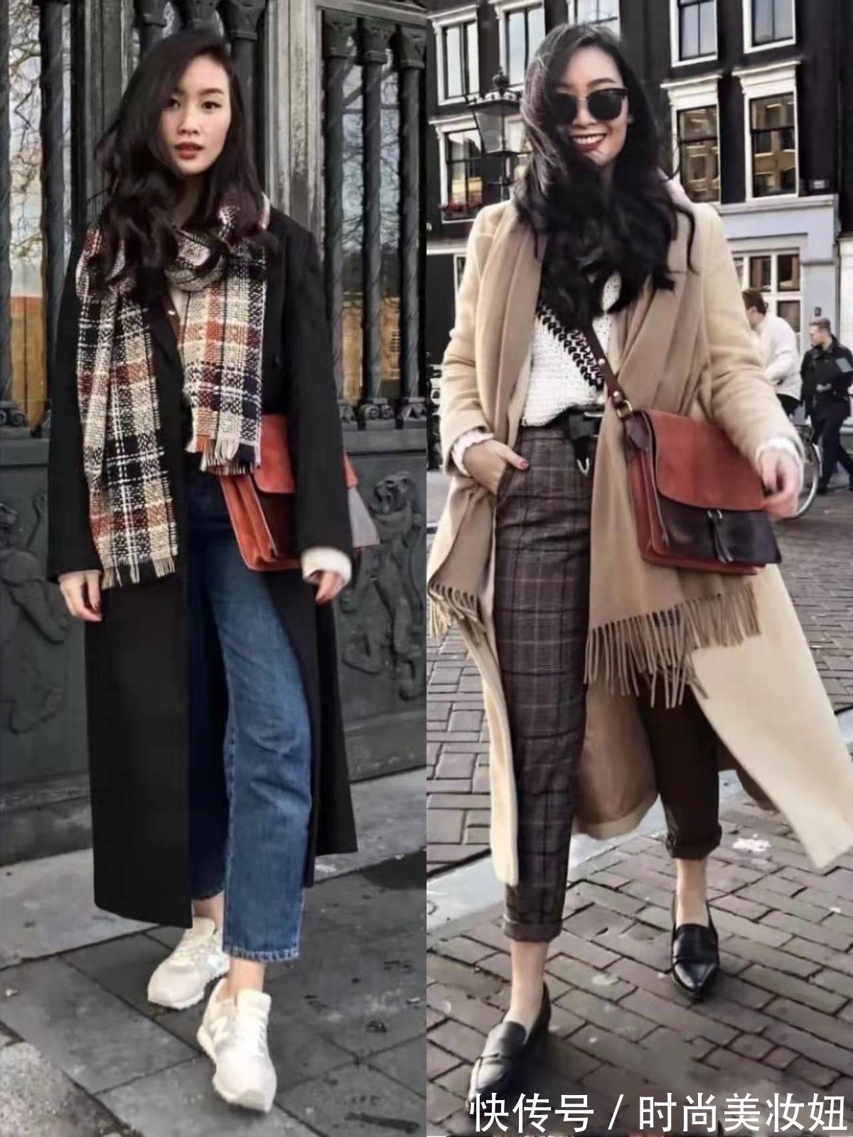 时尚博主 谁说小个子不能穿“长大衣”,看这位时尚博主的搭配,显高又高级