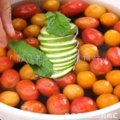 柠檬片|这样做话梅冰番茄汤，比饭店做的好吃百倍，做法超简单
