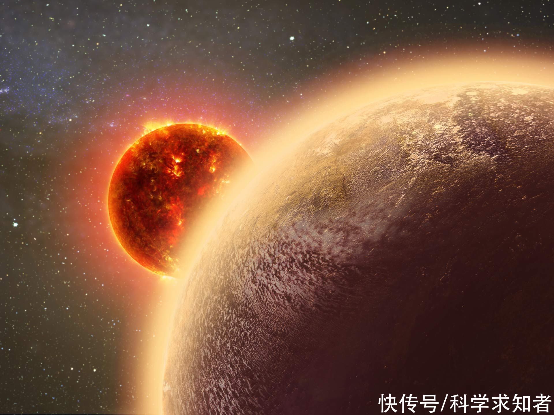 如何让一颗行星长出大气层？41光年外，系外行星熔岩露了一手