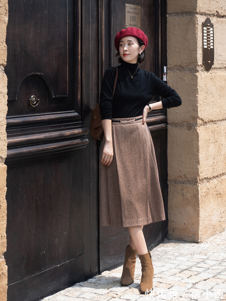 优雅|穿来穿去,还是“半身裙”最优雅,这5条高级又百搭,帮你配好了