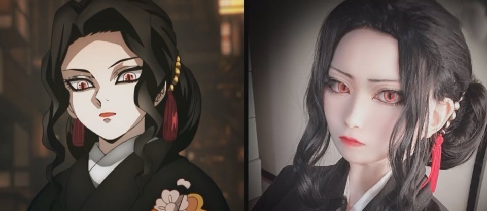 阿柒|鬼灭之刃COS:祢豆子惹人怜爱,伊之助肌肉感十足,漫迷们裂开了