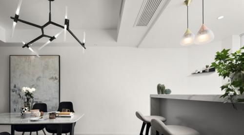 户型|极致的灰白色调,打造130㎡简约风住宅,看完就想直接入住