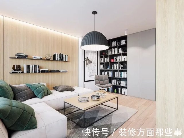 二居室|75平简约风二居室,清爽简约又有范,将给人带来一种清新的感觉