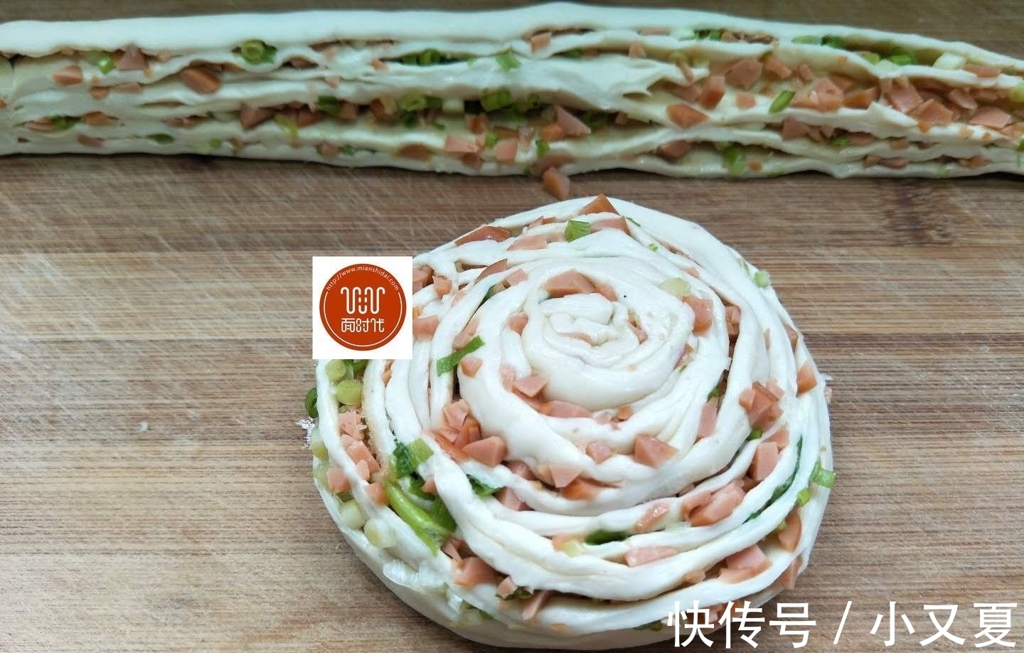 香肠粒|我家葱油饼都不用发面，做出来酥脆香软，比外面手抓饼还好吃！