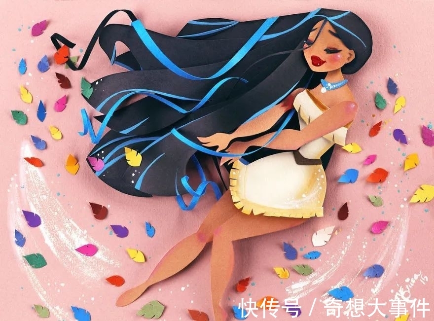 女孩子|也只有这么可爱的女孩子,才能用剪刀,剪出一整个童话故事